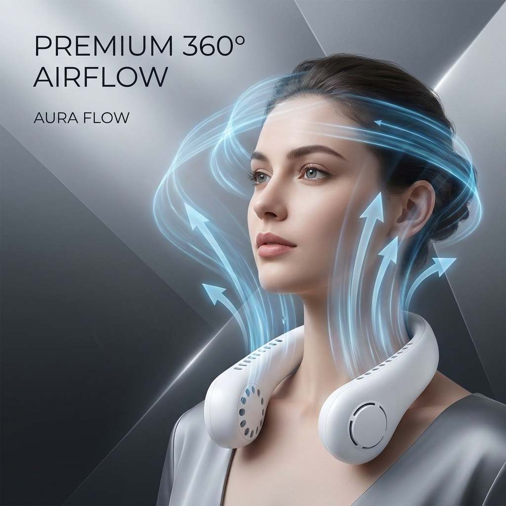 AeroCool™ Premium Bladeless Neck Fan