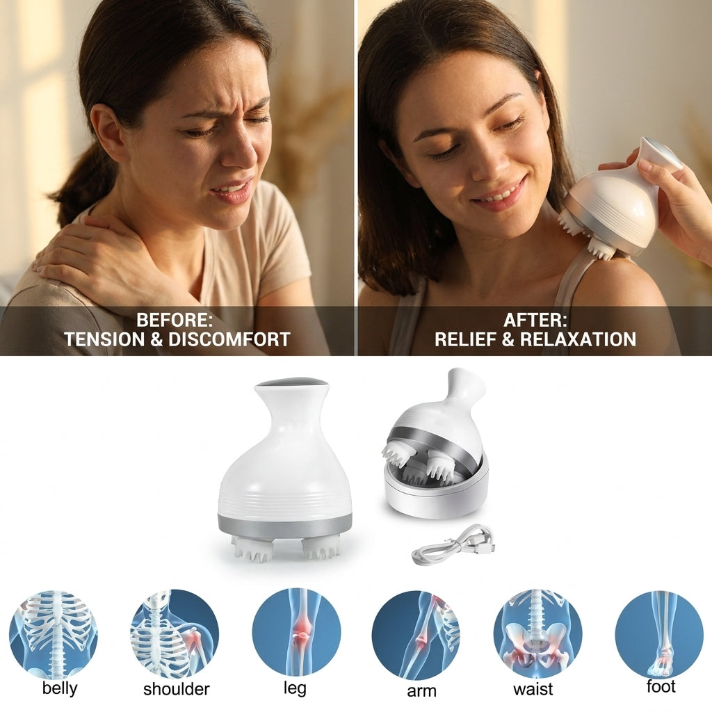 Electric Scalp & Body Massager